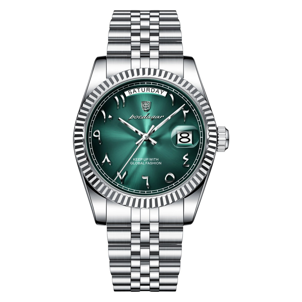 Poedagar 845 watch Silver GR Blue variant