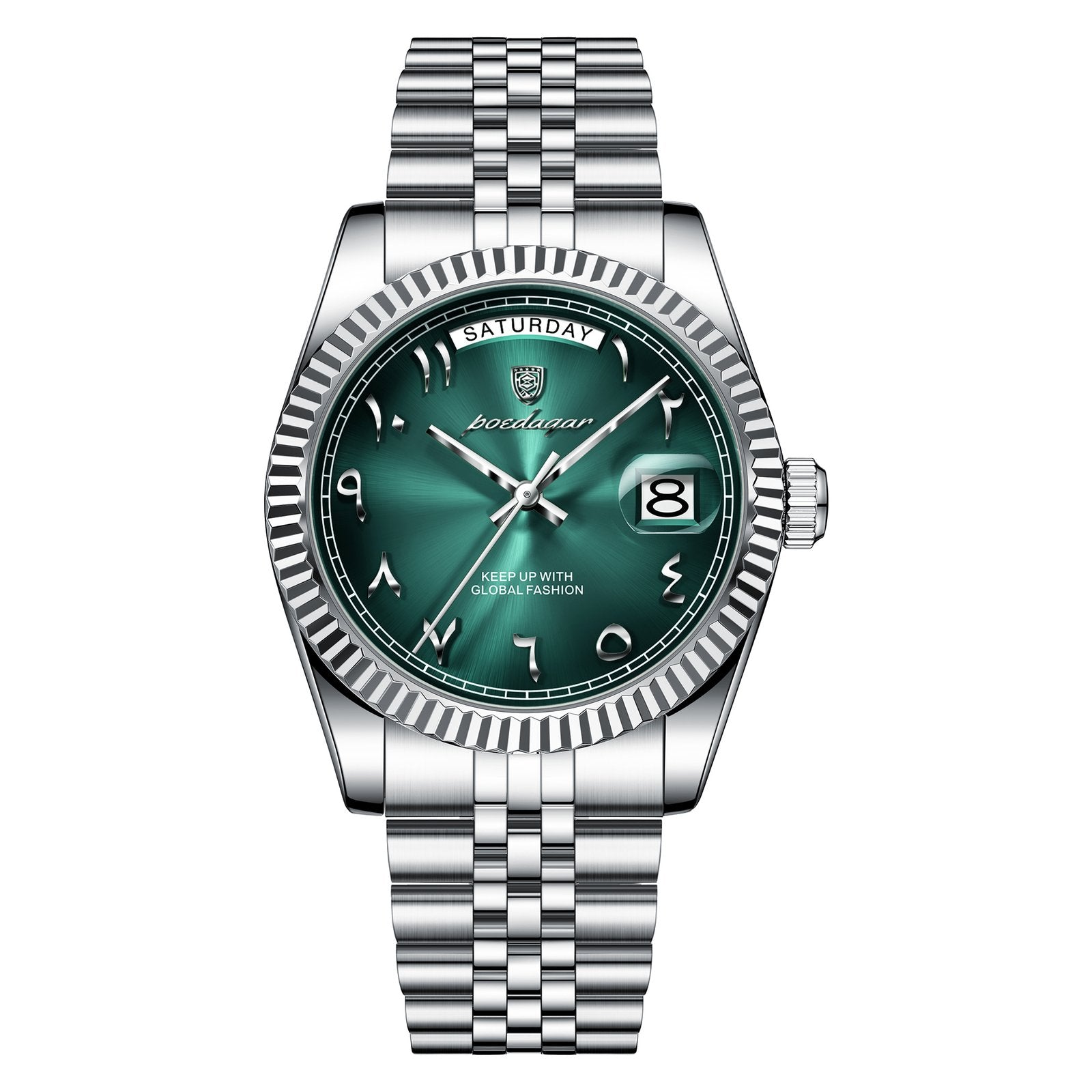 Poedagar 845 watch Silver GR Blue variant