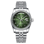 Poedagar 845 watch Silver GR Green variant