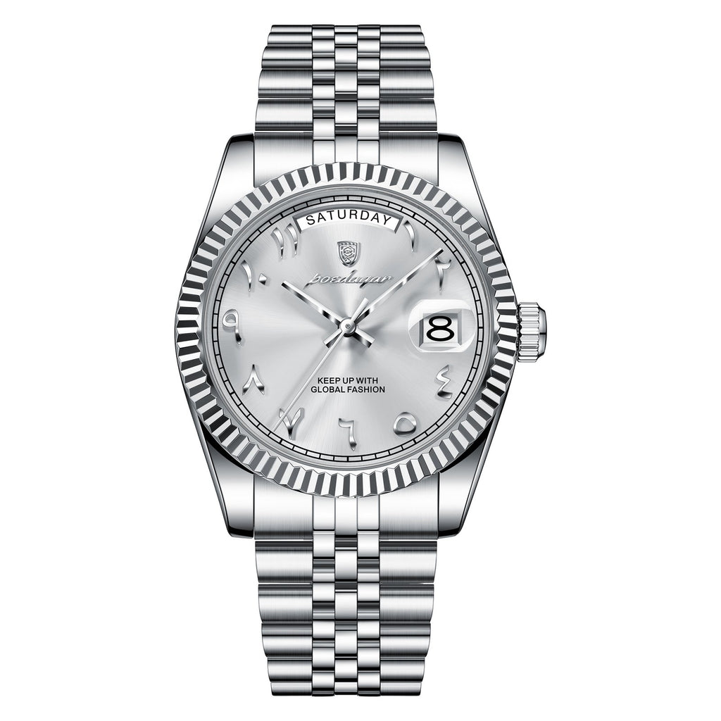 Poedagar 845 watch Silver White variant