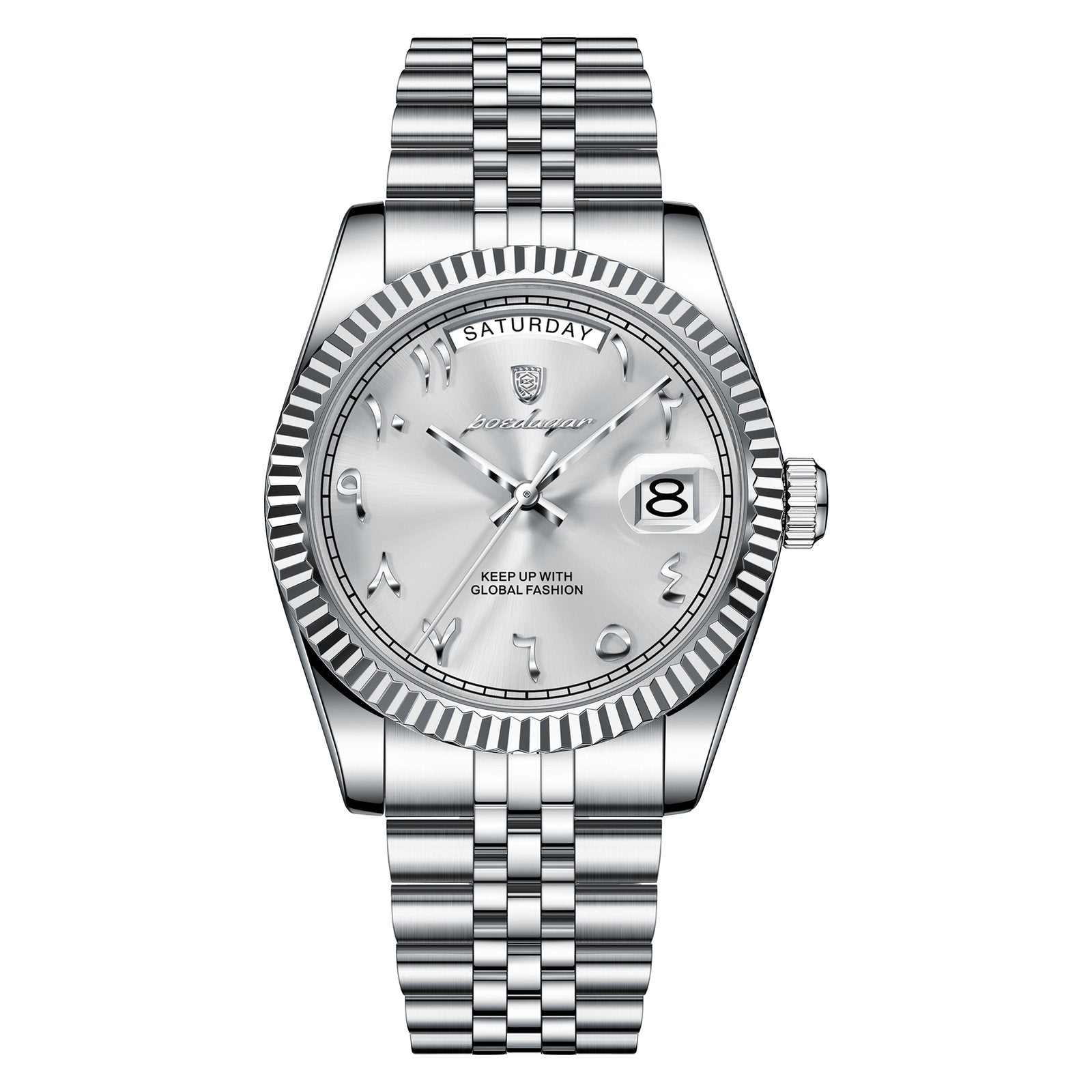 Poedagar 845 watch Silver White variant