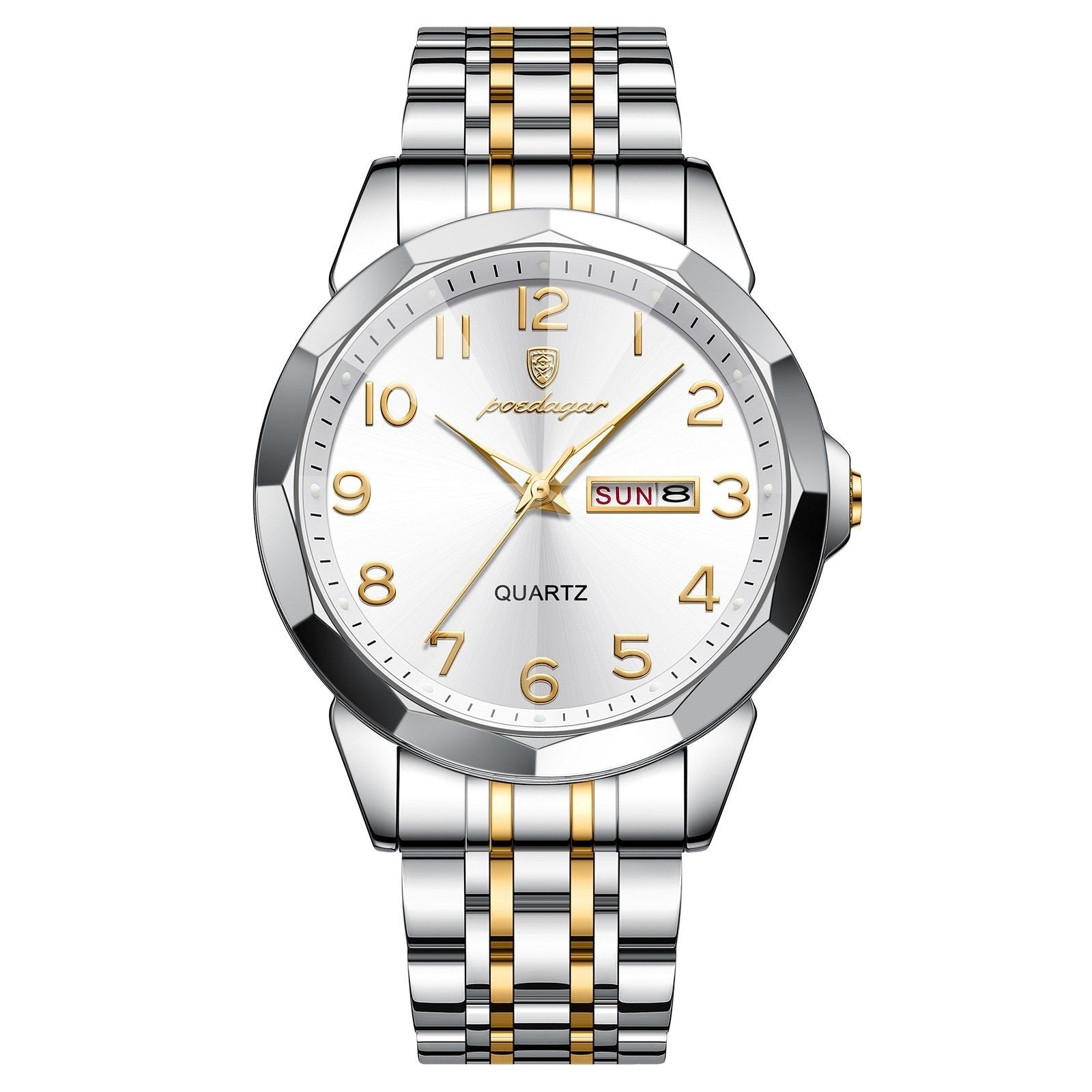 Poedagar 852 watch Gold White variant