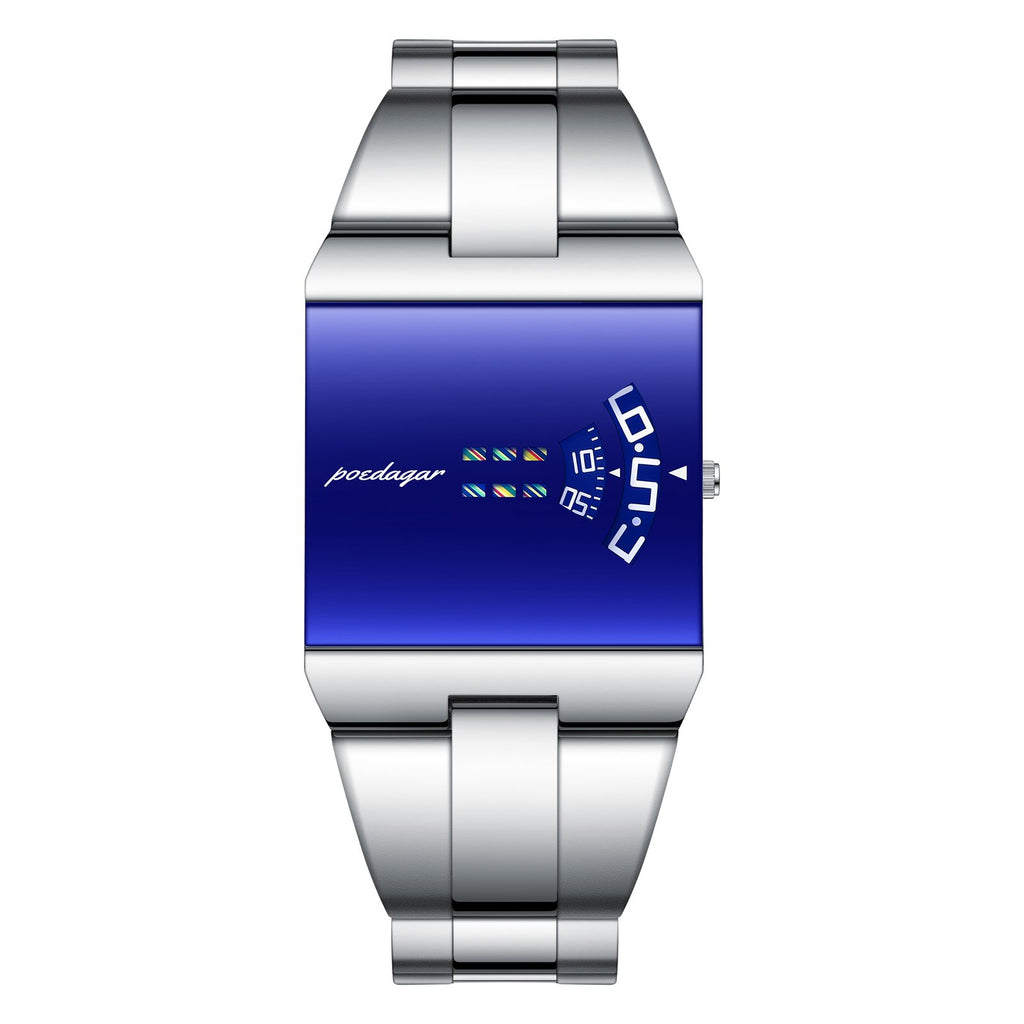 Poedagar 857 watch Silver Blue variant