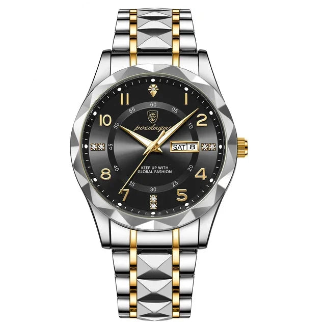 Poedagar 858 watch Gold Black variant