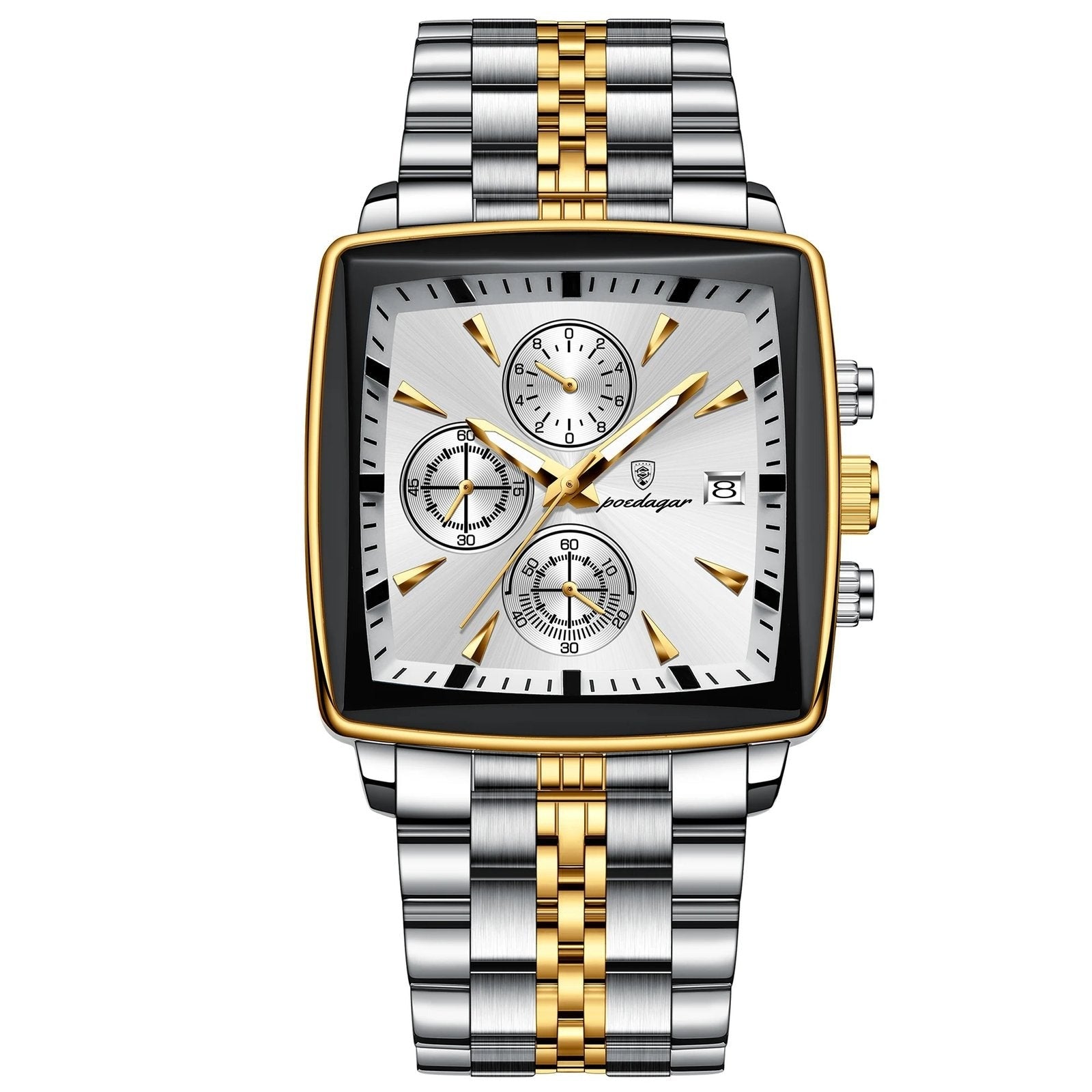 Poedagar 866 watch Gold White variant