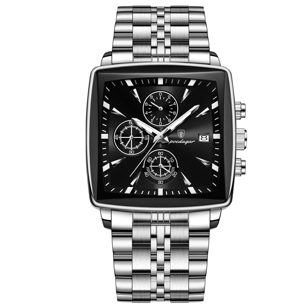 Poedagar 866 watch Silver Black variant