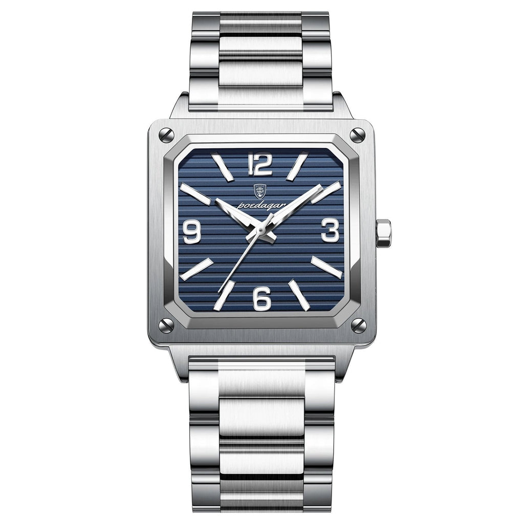 Poedagar 870 watch Silver Blue variant