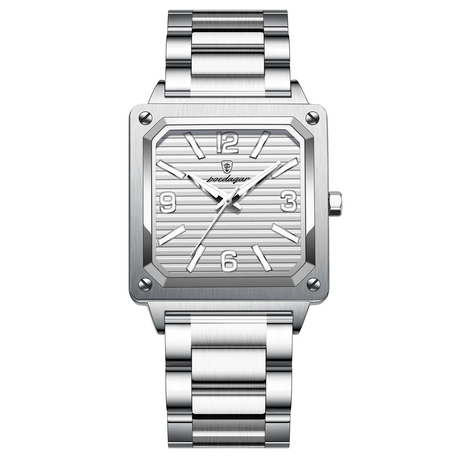 Poedagar 870 watch Silver White variant