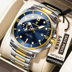 Poedagar 873 watch Gold Blue variant