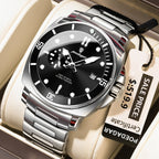 Poedagar 873 watch Silver Black variant