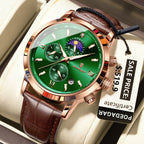 Poedagar 882 watch Rose Gold Green L variant