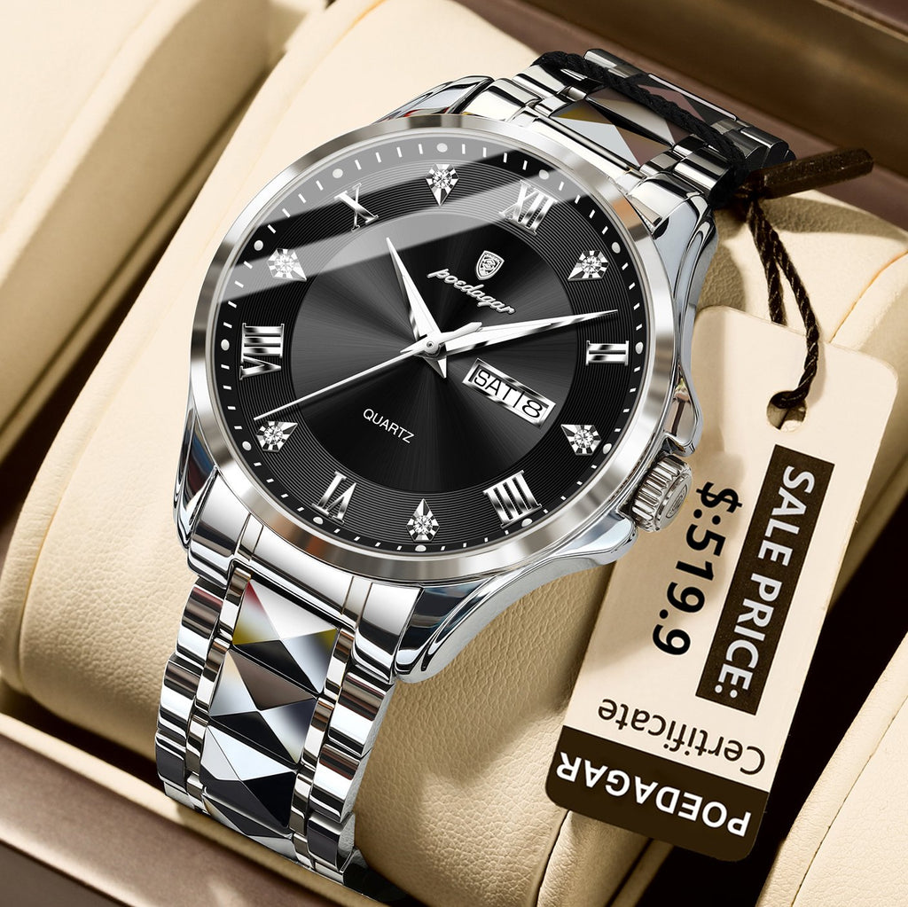 Poedagar 883 watch Silvery Black variant
