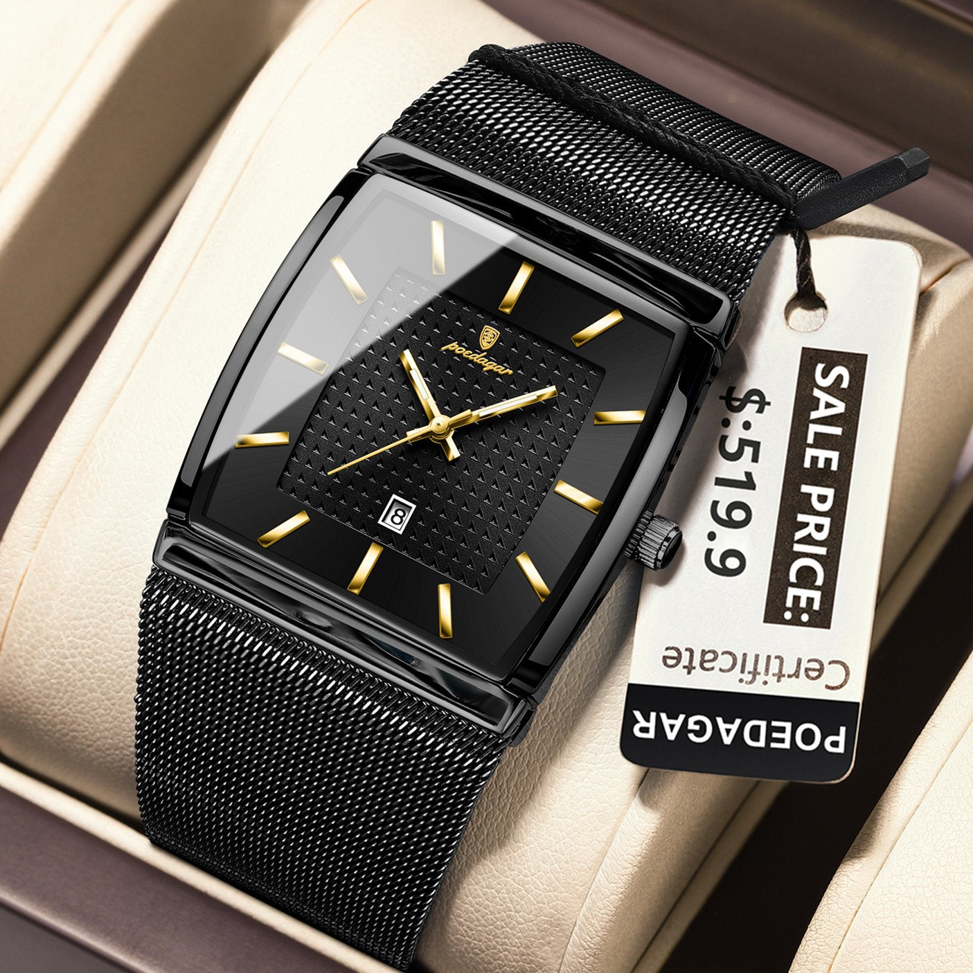 Poedagar 885 watch Black variant