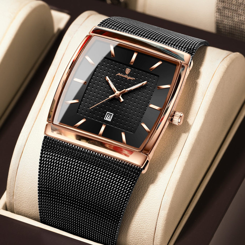 Poedagar 885 watch Rose Gold Black variant