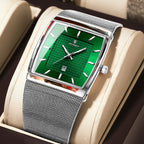 Poedagar 885 watch Silver Green variant