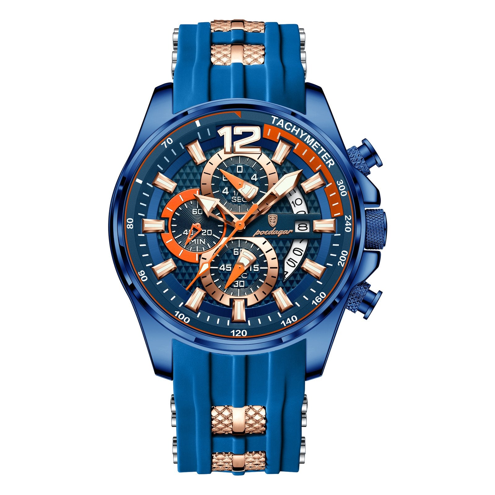 Poedagar 898 watch Blue Blue variant