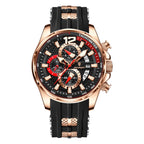 Poedagar 898 watch RoseGold Black variant