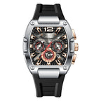 Poedagar 9051 watch Silver Black variant