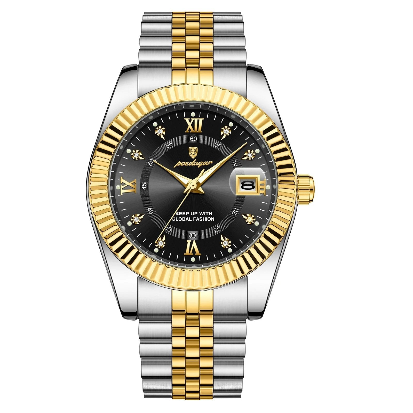 Poedagar 910 watch Gold Black variant
