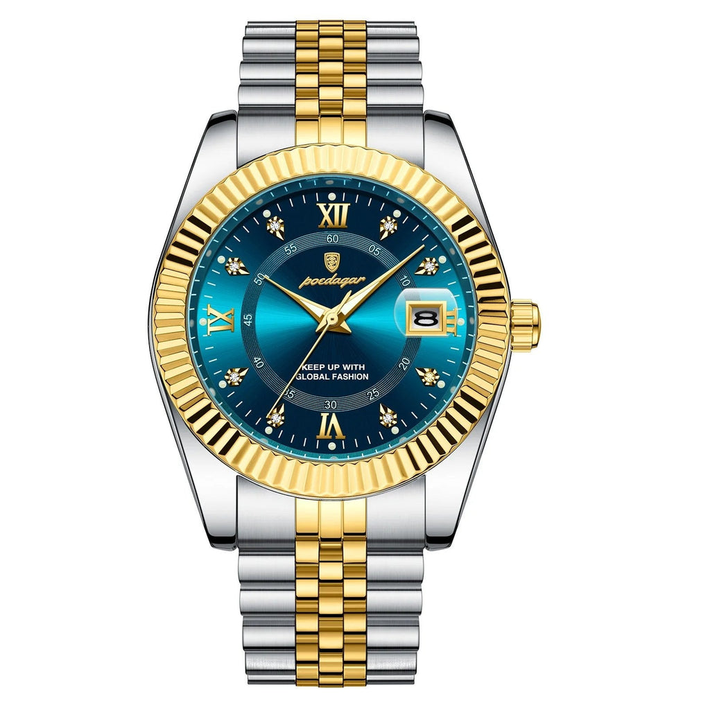 Poedagar 910 watch Gold Blue variant