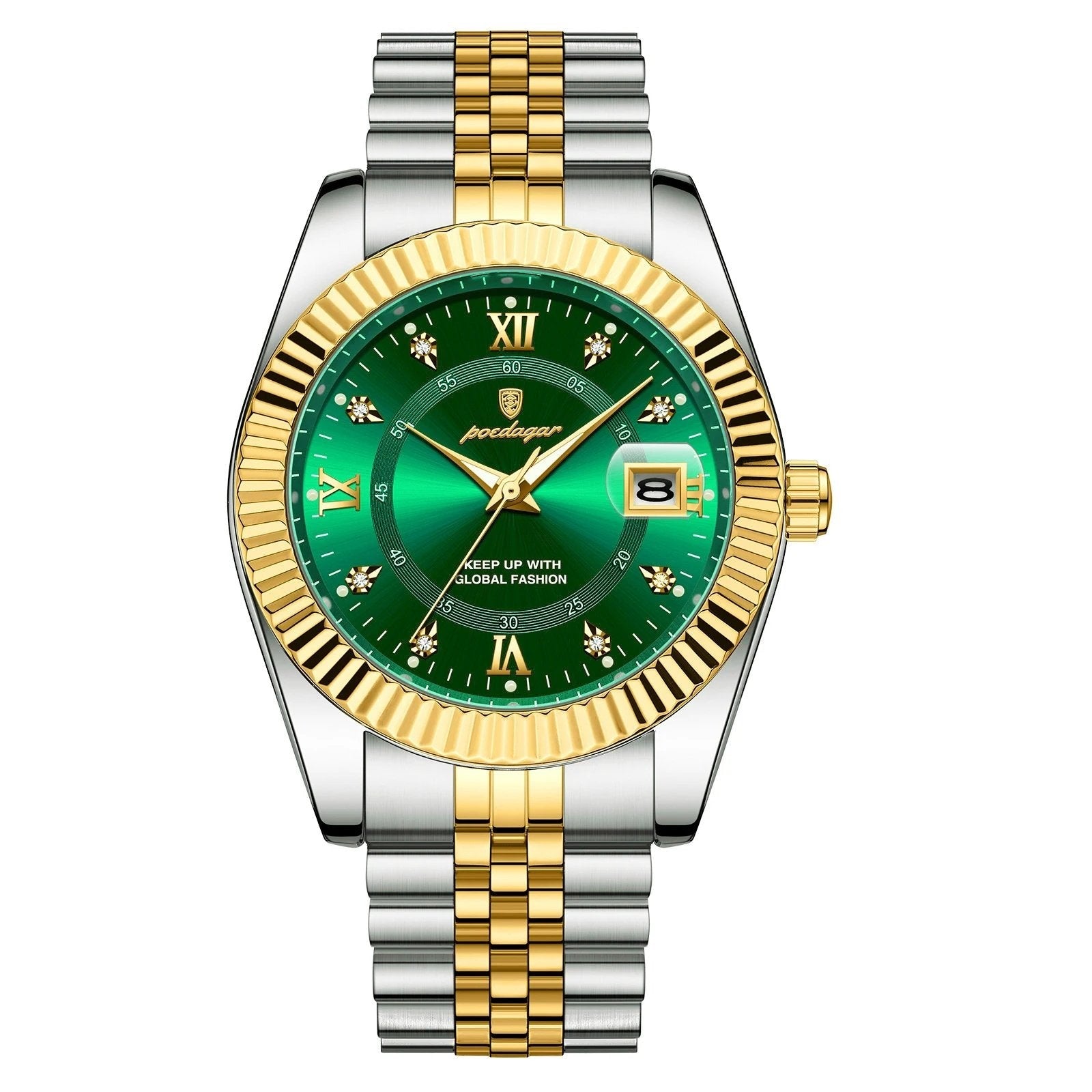 Poedagar 910 watch Gold Green variant