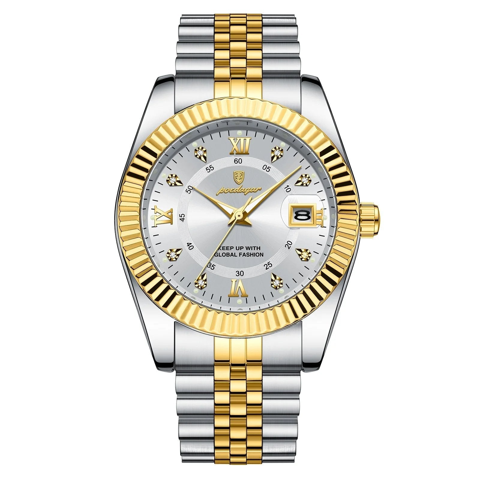Poedagar 910 watch Gold White variant