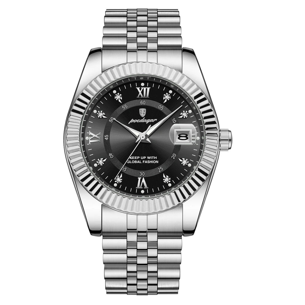 Poedagar 910 watch Silver Black variant