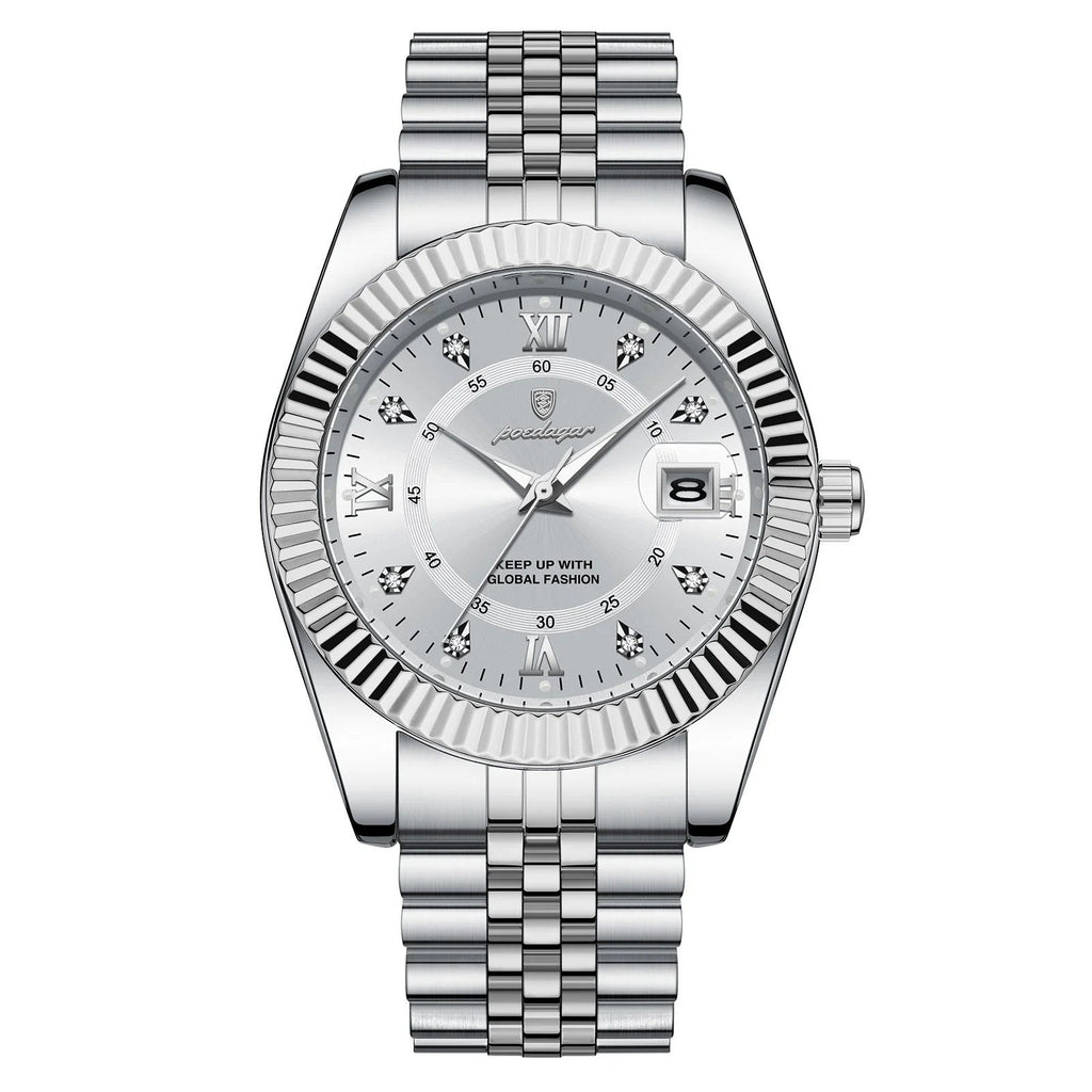 Poedagar 910 watch Silver White variant