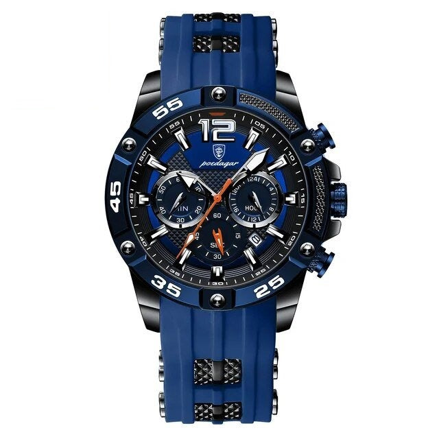 Poedagar 912 watch Black Blue variant