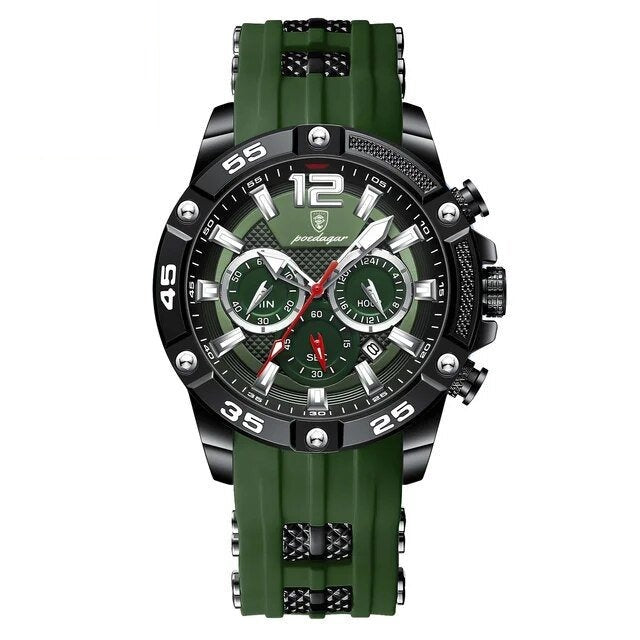 Poedagar 912 watch Black Green variant