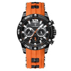 Poedagar 912 watch Black Orange variant