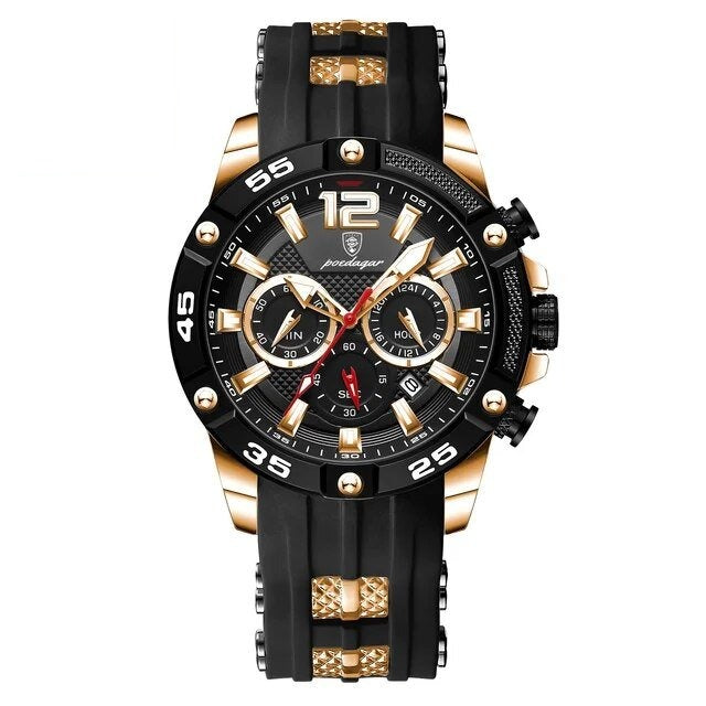 Poedagar 912 watch Rose Gold Black variant