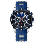 Poedagar 912 watch Silver Blue variant