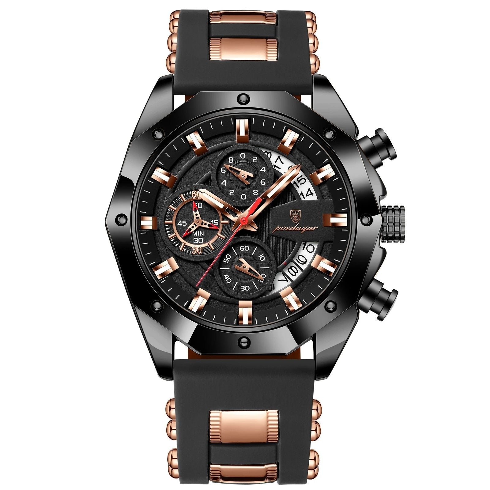 Poedagar 913 watch Black Black variant