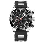 Poedagar 913 watch Sliver Black variant