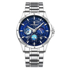 Poedagar 916 watch Silver Blue variant