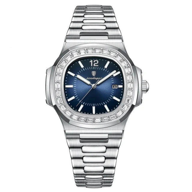 Poedagar 918 watch Silver Blue variant