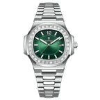 Poedagar 918 watch Silver Green variant