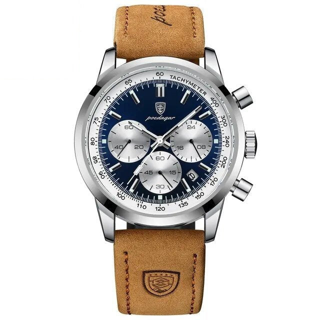 Poedagar 921 watch Silver Blue L variant