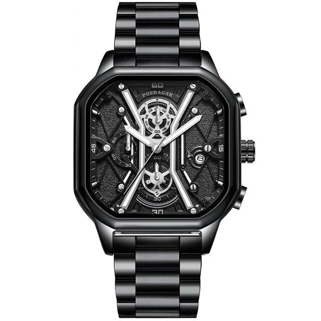 Poedagar 922 watch Black Silver S variant