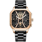 Poedagar 922 watch RoseGold Gold Black S variant