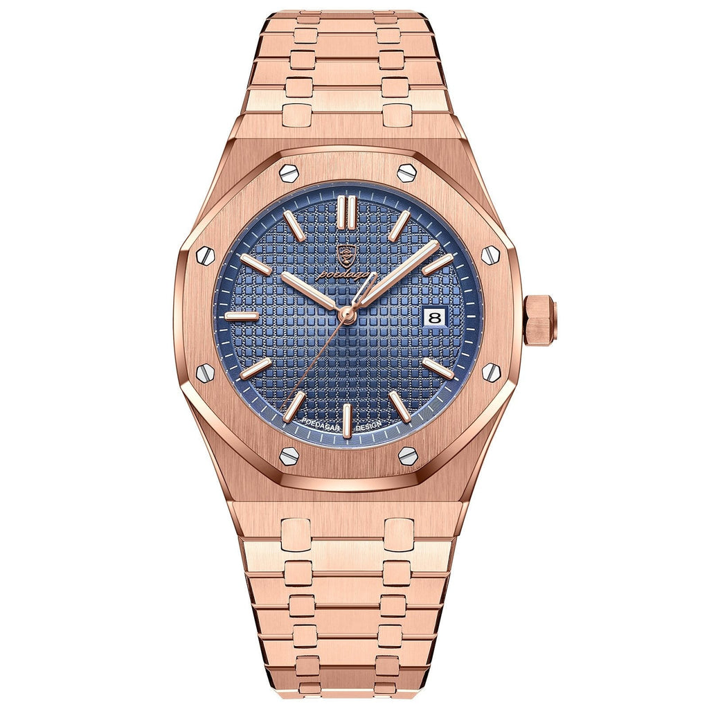Poedagar 924 watch Rose Gold Blue variant