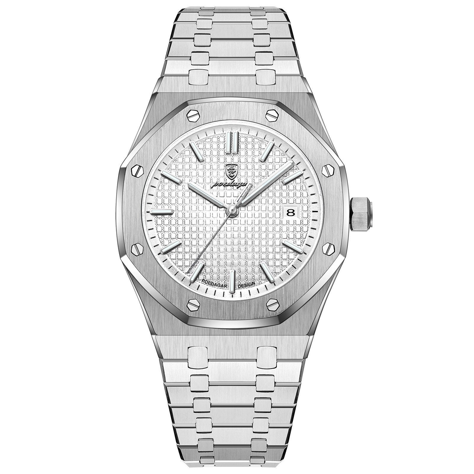 Poedagar 924 watch Silver White variant