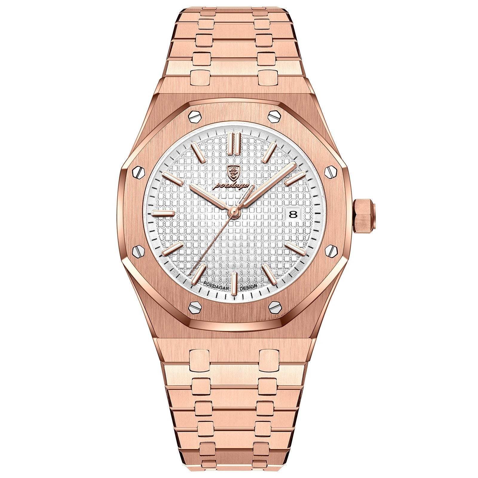 Poedagar 926 watch Rose Gold White variant