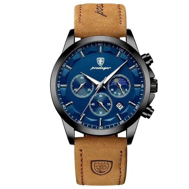 Poedagar 928 watch Black Blue L variant