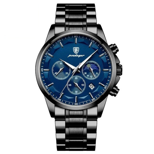 Poedagar 928 watch Black Blue S variant