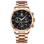 Poedagar 928 watch Rose Gold Black S variant