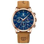 Poedagar 928 watch Rose Gold Blue L variant