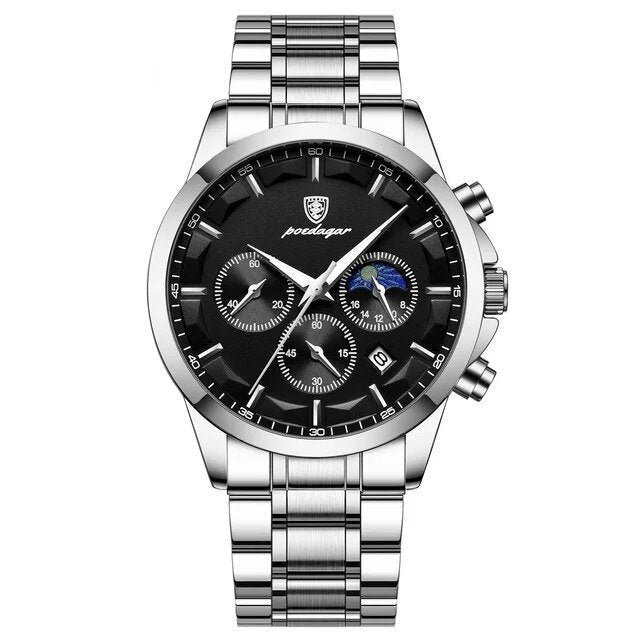 Poedagar 928 watch Silver Black S variant