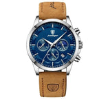 Poedagar 928 watch Silver Blue L variant